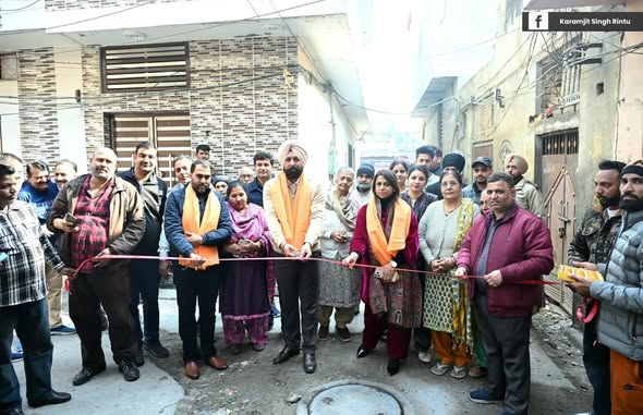 चेयरमैन करमजीत सिंह रिंटू ने भवानी नगर में विकास कार्यों का किया आगाज़, गलियों के निर्माण कार्य को दी हरी झंडी